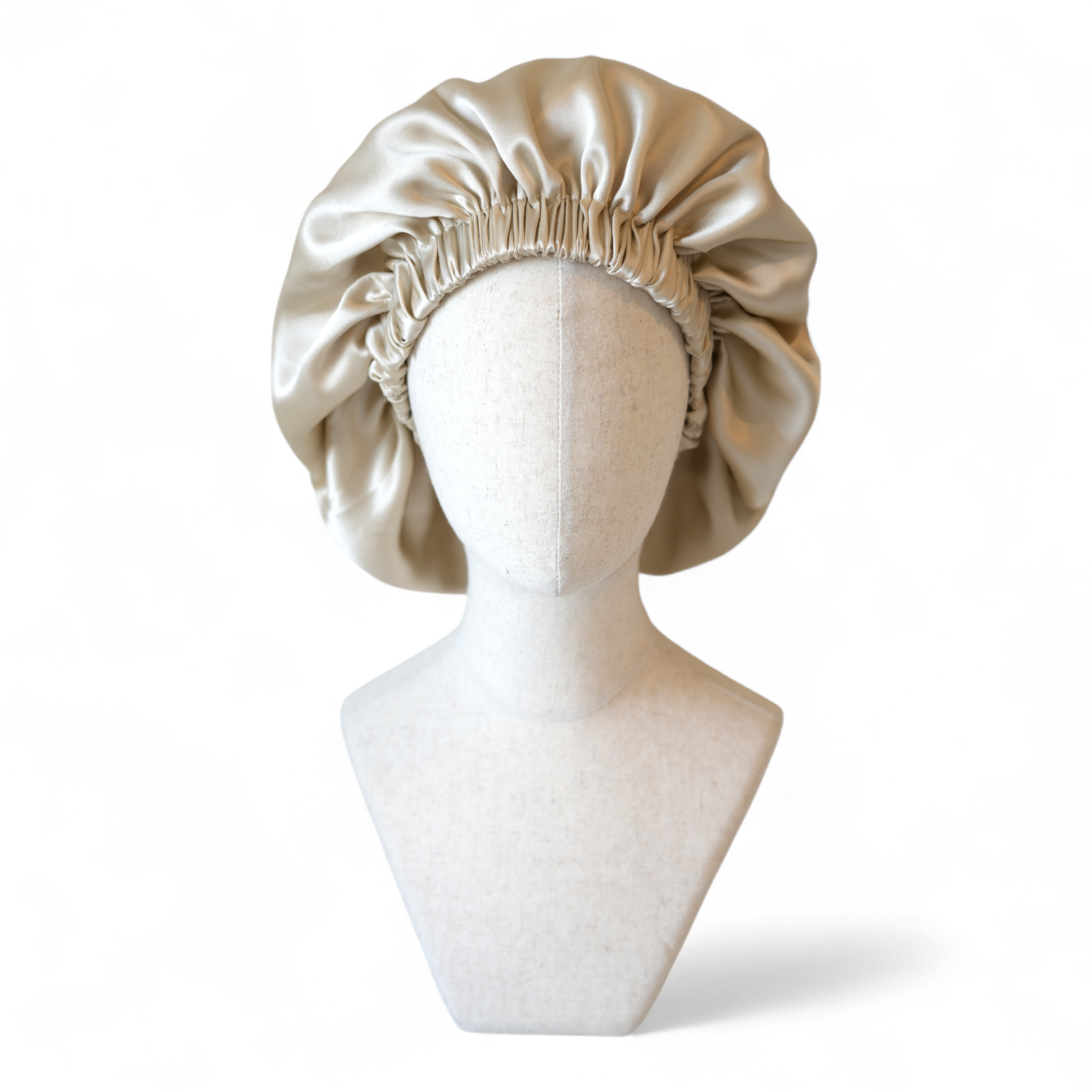 Bonnet élastique en soie , doublé et réglable MYSILK