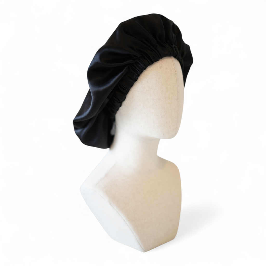 Bonnet élastique en soie , doublé et réglable MYSILK