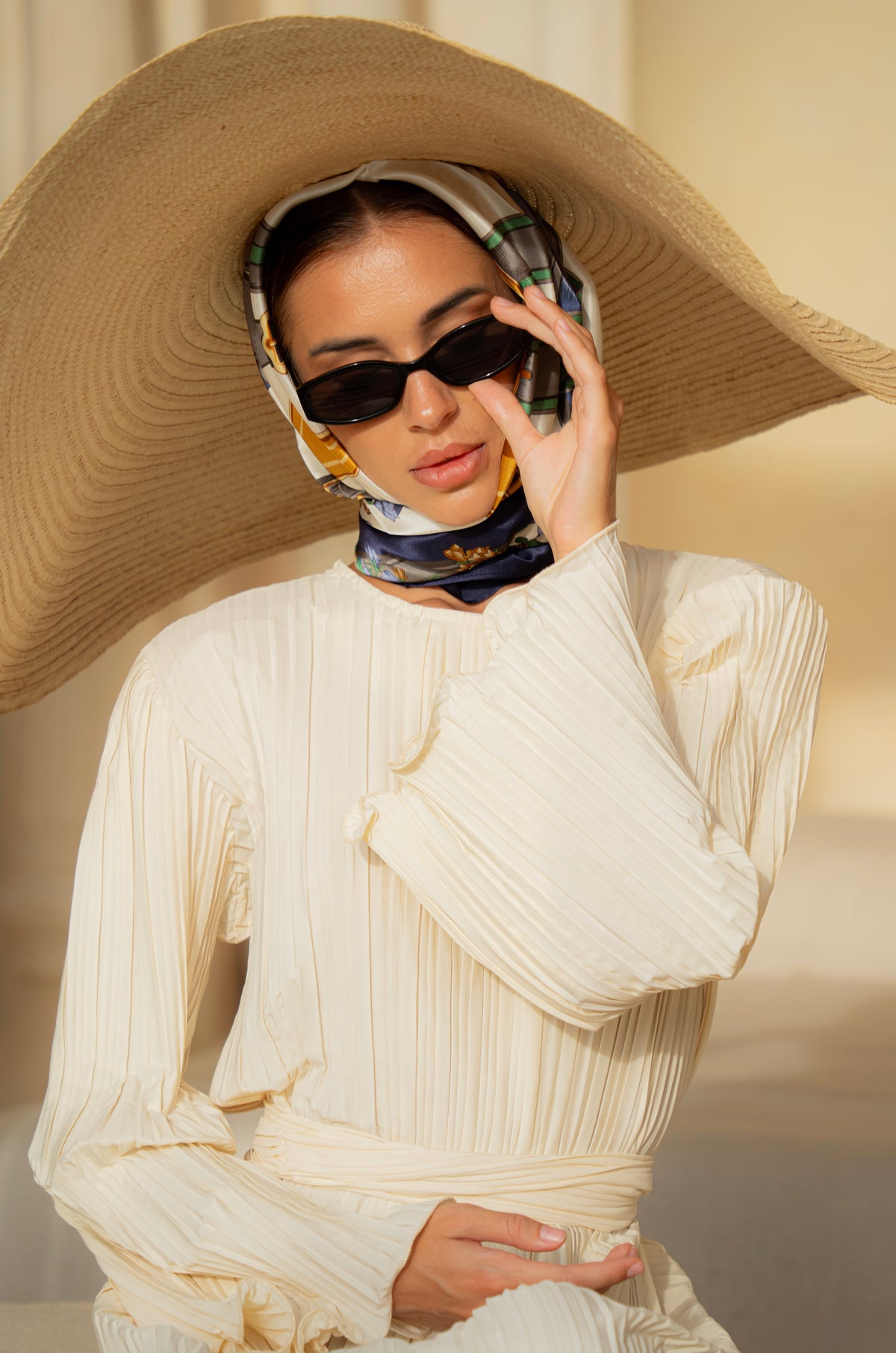 Pourquoi Foulard en Soie "Venezia" |  Protection soleil & accessoire – MYSILK est indispensable ?
