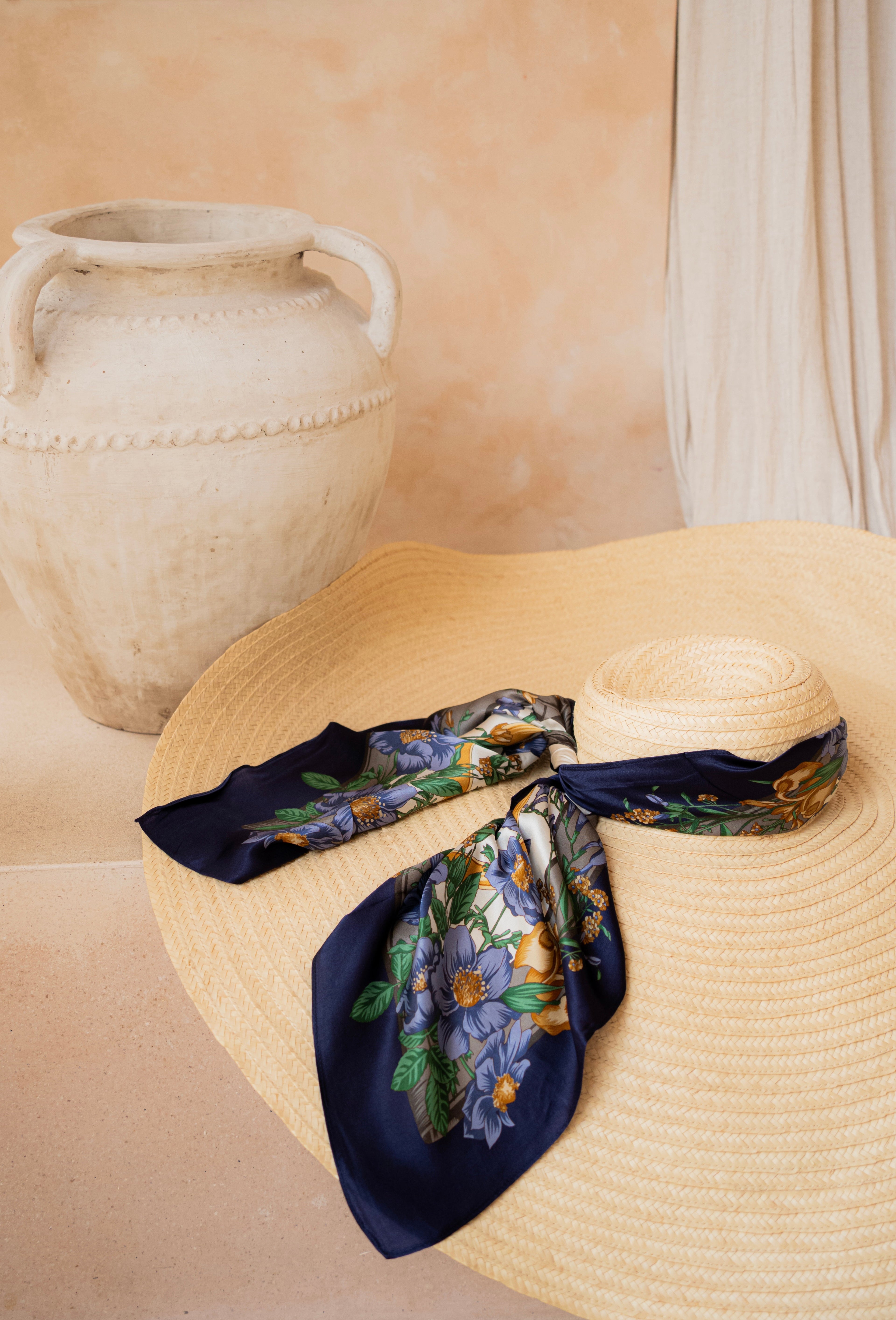 Foulard en soie Venezia MYSILK – bords ourlés machine soie mûrier 12 mommes