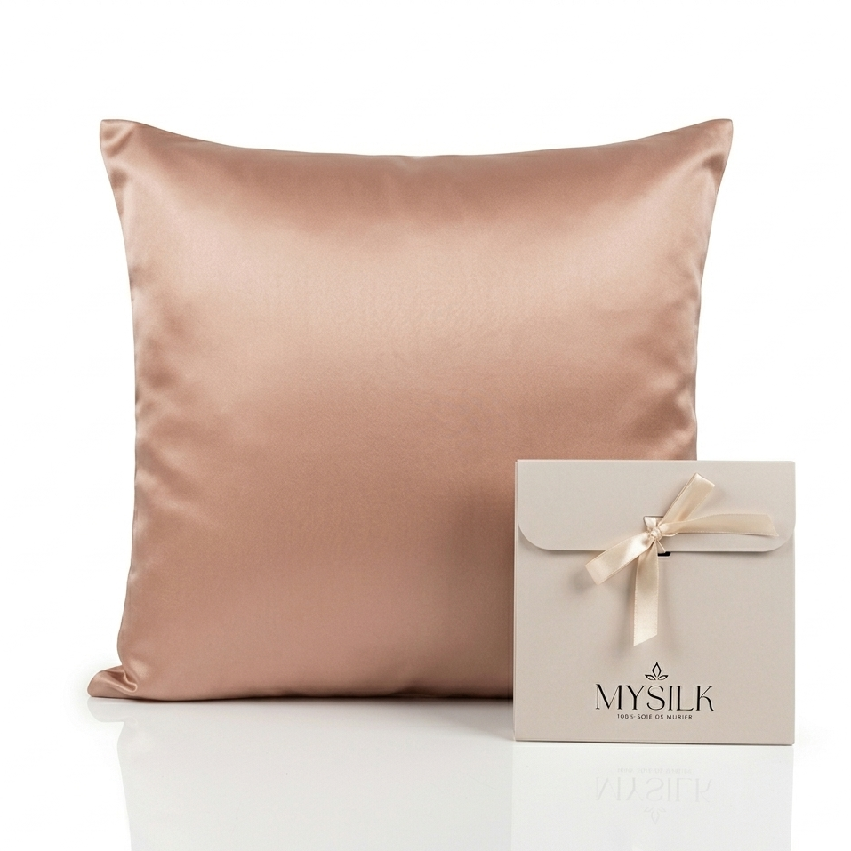 Taie d'oreiller en soie de mûrier MYSILK – lifestyle chambre nuit