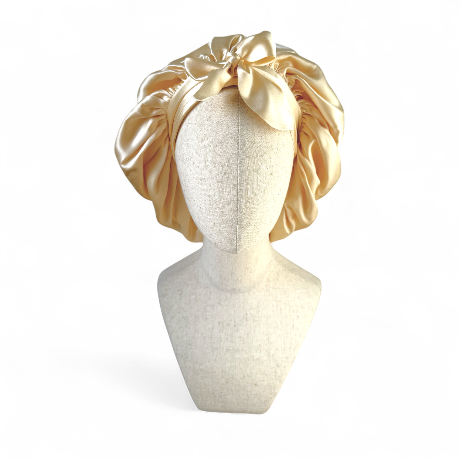 Bonnet en soie doublé IMPERIAL XL 19 mommes MYSILK – couleur noir
